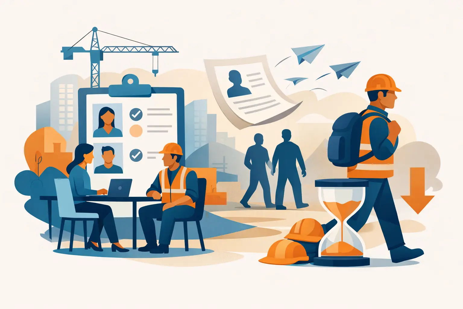 Reducing Construction Hiring Dropouts Fast
