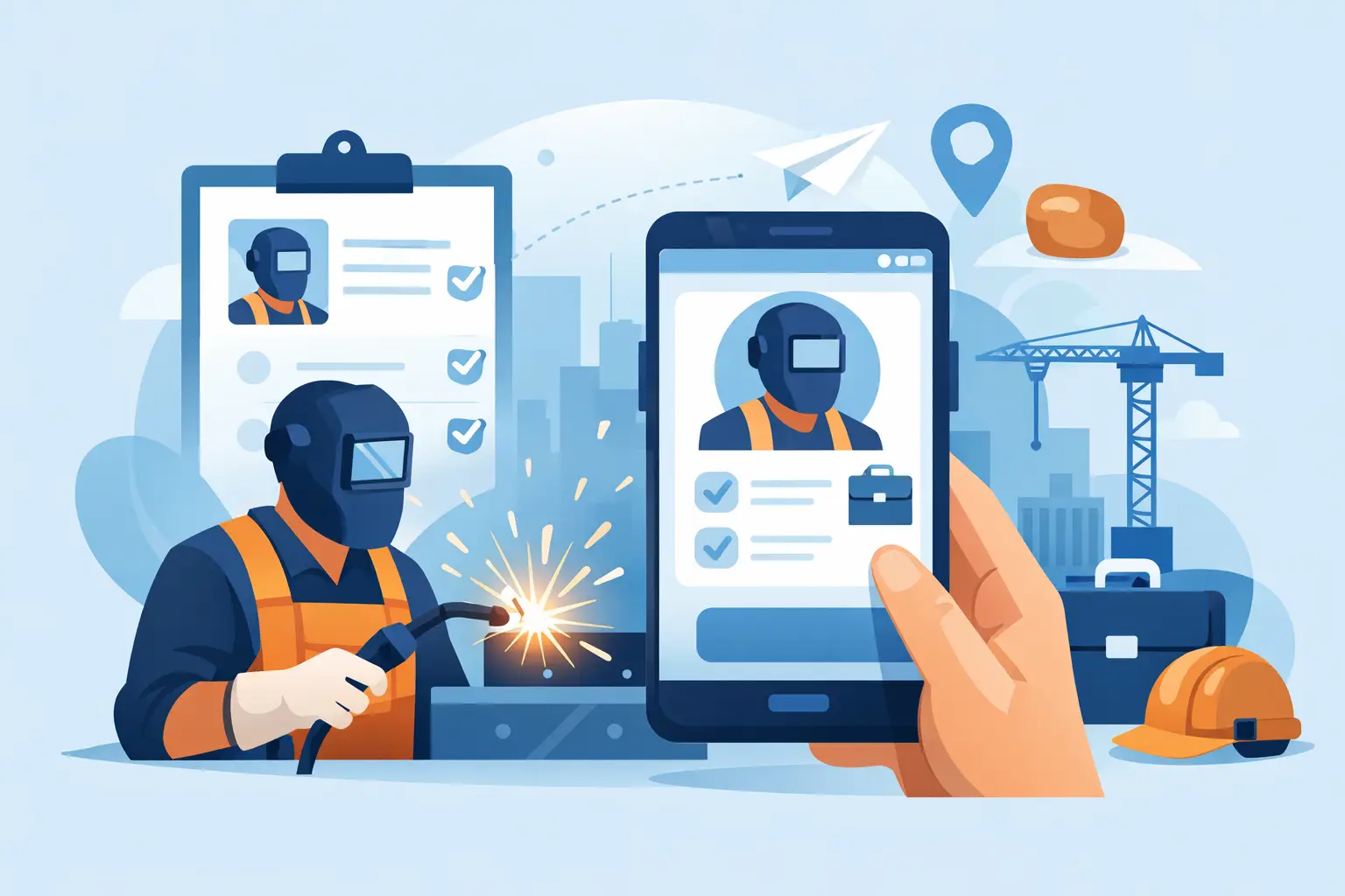 How a Welder Jobs App Gets You Hired Faster
