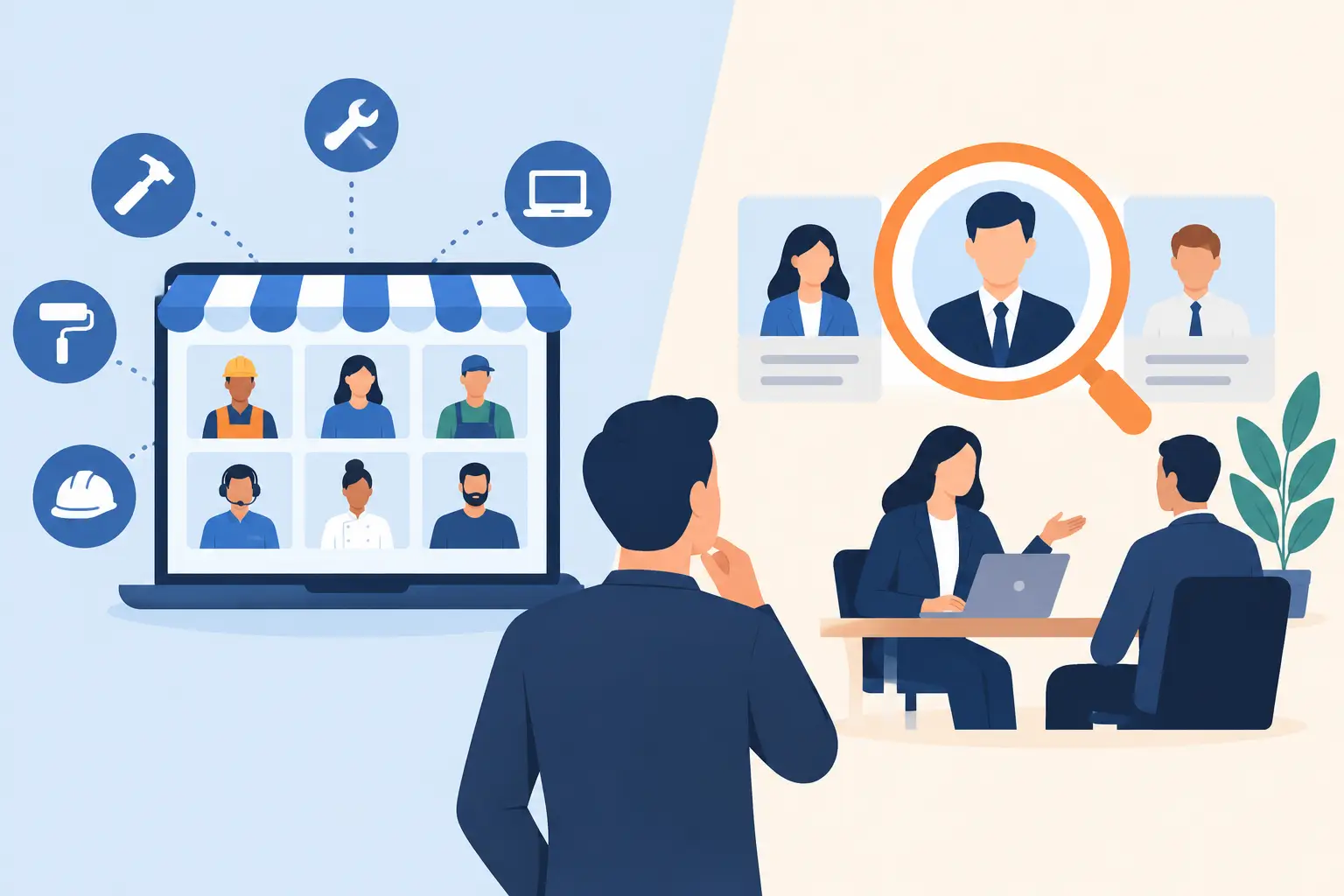 Trade Marketplace Versus Staffing Firm: Which Fits?